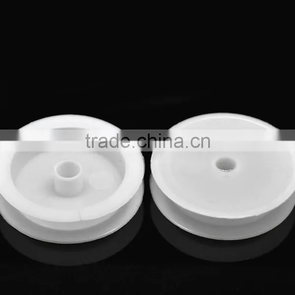 High Quality 20PCs Small White Plastic Empty Wire Spool for Beading Wire Thread String photo-3