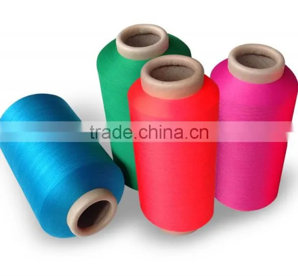 100D Full Dull Polyester Twisted Yarn for Label photo-3