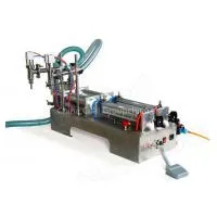 Semi-Automatic Two Nozzle Piston Pneumatic Laundry Washing Liquid Filling Machine (chinacoal02)