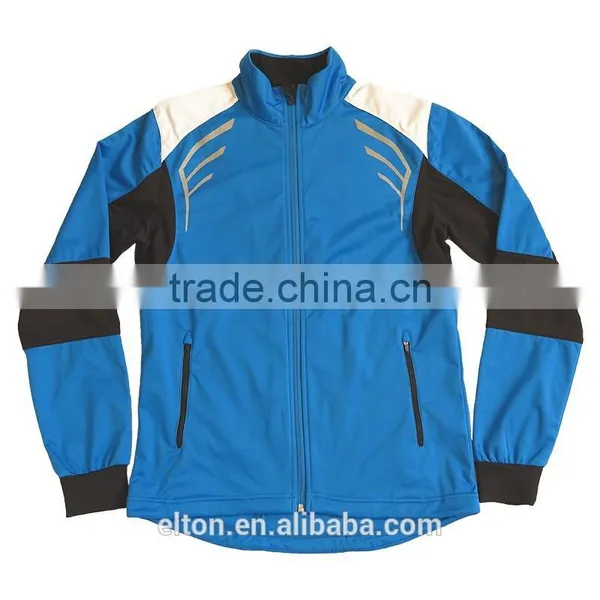 Blue Men's Single Membrane High Quality Soft Shell Jacket photo-3