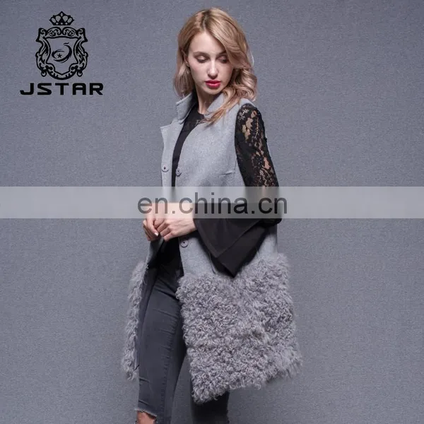New Fashion Winter Cashmere Coat Ladies Long Vest Design photo-5