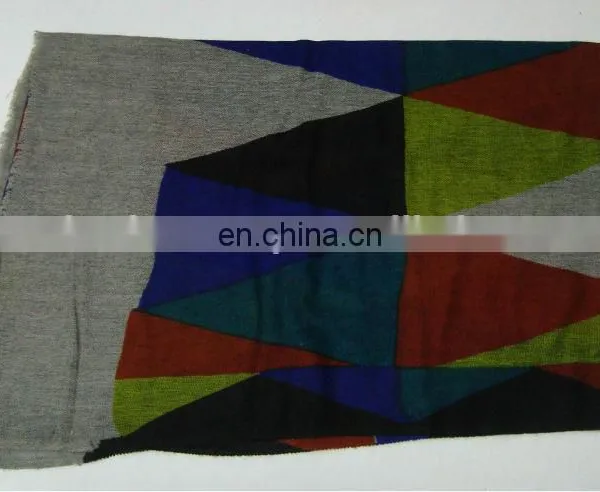 Gauze Pashmina Screen Printed Shawls,Scarf photo-4