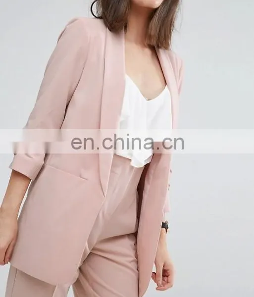 Wholesale Classic Solid Color Women Elegant Work Suits Loose Business Pant Suits For Ladies Multicolor For Choice photo-4