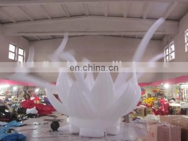 Customized Multicolor Led Lighting Advertising Small Inflatable Air Dancer of Flower photo-2