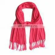 Plain Cotton Women Scarves Shawls for Summer photo-3