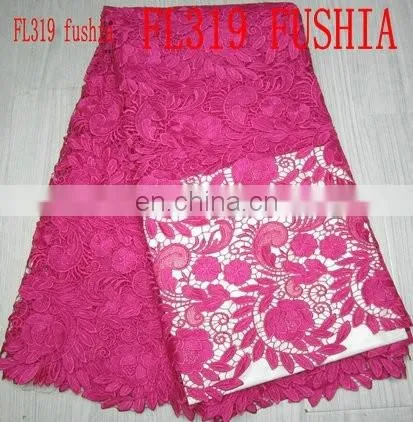 Recommended Cord Lace Fabric for Woman Dress(FL319)high Quality/best Price/in Stock/popular/fashion/prompt Delivery photo-3