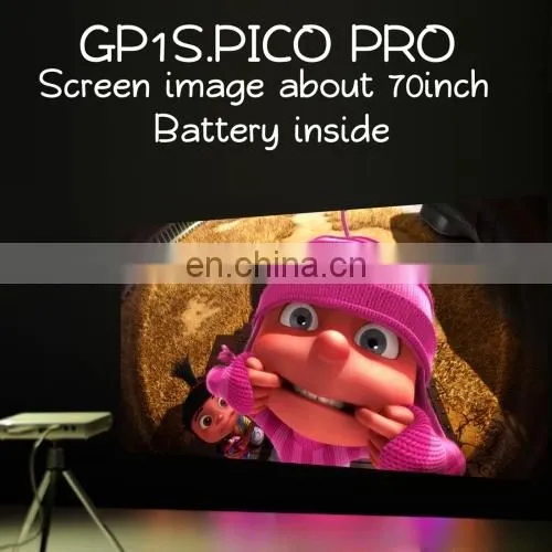 Dropshipping Vivibright GP1SUP Mini 854x480 Android 4.4.4 DLP Pico Projector, 200Lux photo-3