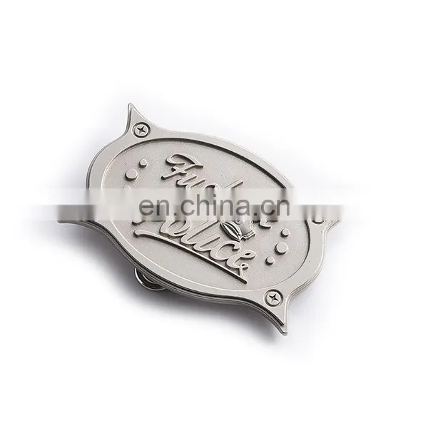 Silver Practical Custom Metal 3d Belt Buckle Fastener photo-3
