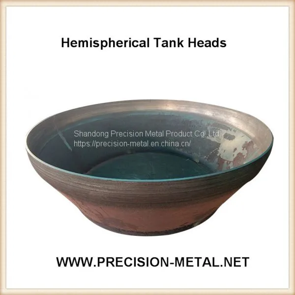 Q235B Carbon Steel Hemispherical Head for Water Tanks / Dish End / Pipe Cap photo-5