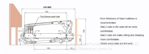 Extra Narrow Sofa Bed Mechanism TFN00# photo-4