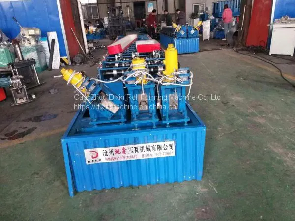Three Profiles Ceiling Angle Omega Light Keel Stud Steel Roll Forming Machine With Good Price photo-4