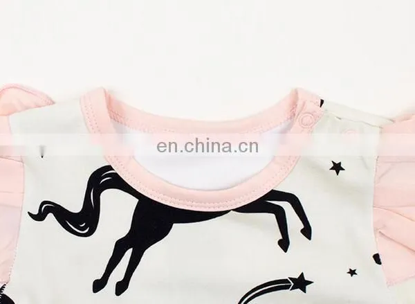 Soft Wear Baby Jumpsuit Cute Printed Rompers Baby Wear photo-3