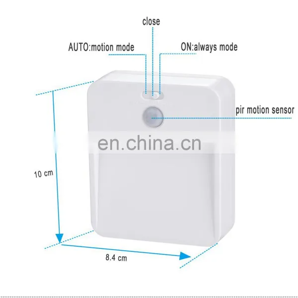 TS Lighting 3 x AA Battery Motion Light Pir Motion Sensor Light Induction Night Light for Bathroom photo-3