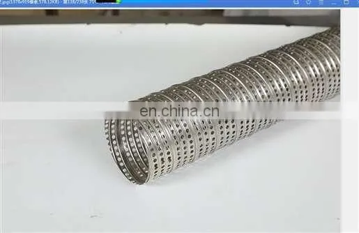 SUZHOU Galvanized Micro Spiral Perforated Metal Tube For Filter photo-2