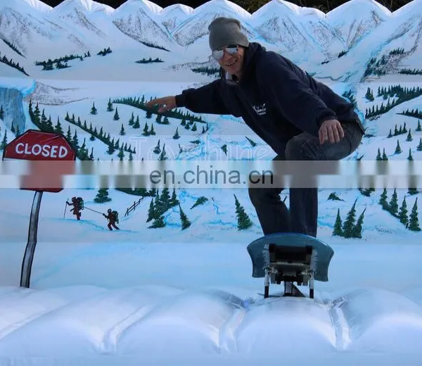 Snow World Theme Mechanical Inflatable Surf Simulator Mechanical Surfboard Fun Game For Sale photo-7
