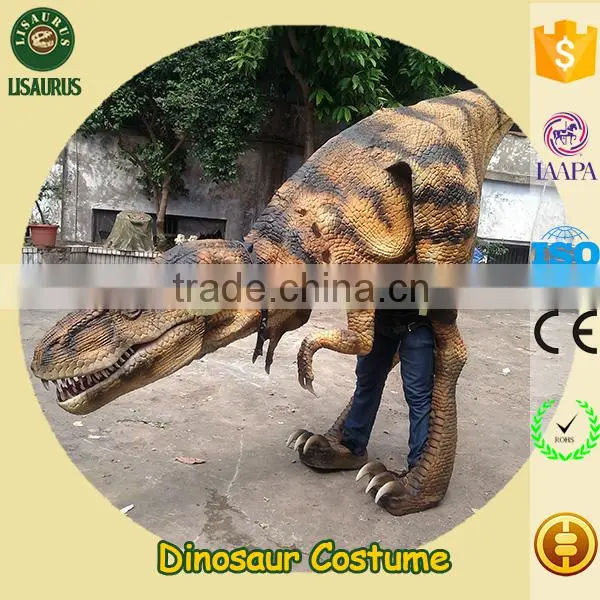 Lisaurus-C-Attractive European Children Museum Hidden Legs Dinosaur Suit photo-5