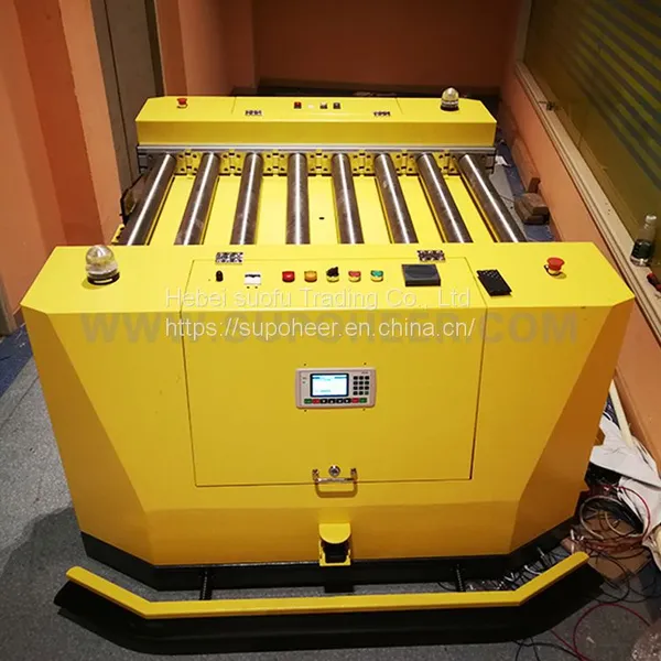 Two-way Piggyback Type AGV Automated Guided Vehicle Agv Piggyback Agv Laser Guided Vehicle photo-2