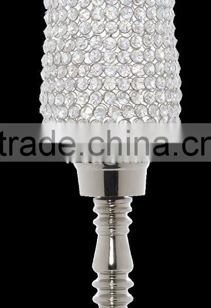 Crystal Balls 5 Lite Black Wedding Candelabra photo-6