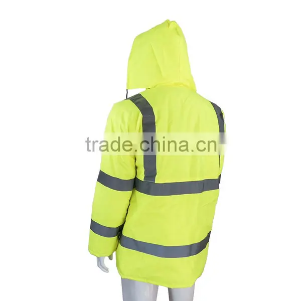 Cheap High Visible Road Safety Winter Reflective Jacket RF071 photo-3