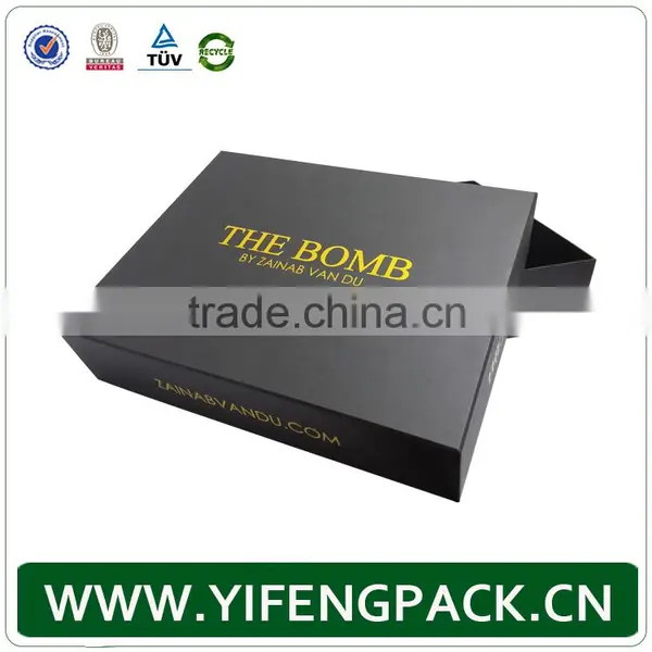 Customized Matt Black Packaging Paper Gift Corrugated Box Makers photo-6