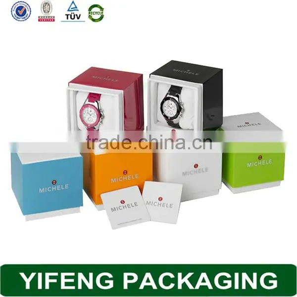 Watch Packaging Box pu Leather Watch Boxes Gift Wrap Box for Watch photo-2