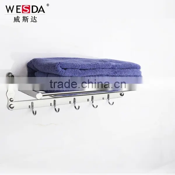 Wesda Good Quality Bathroom Towel Rack With Hooks A127 photo-3