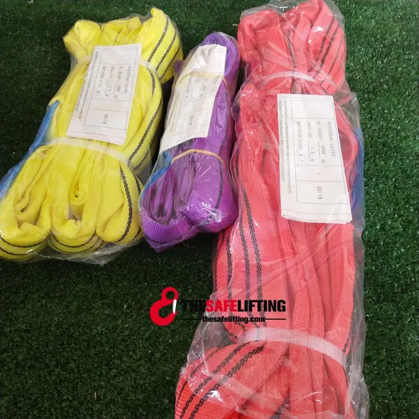 5t Polyester Lifting Soft Endless Round Sling photo-4