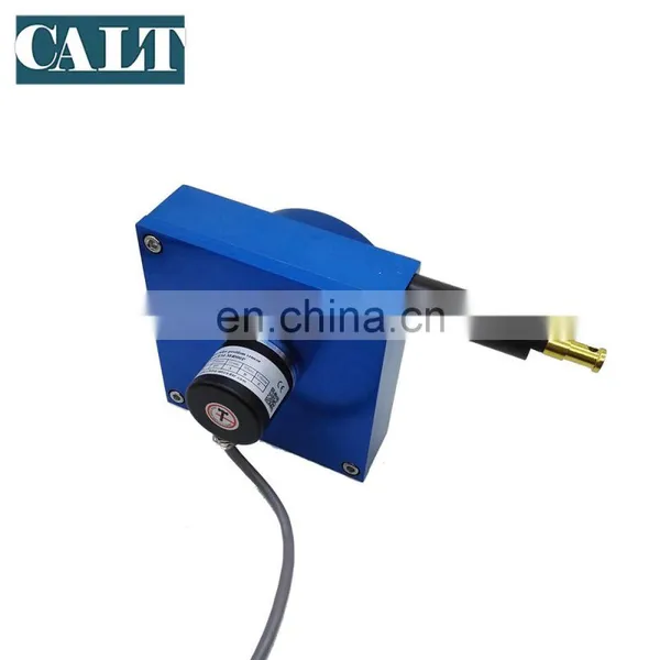 10-30V Voltage Supply 4000mm Rope Encoder Push Pull Output Draw Wire Displacement Position Sensor photo-2