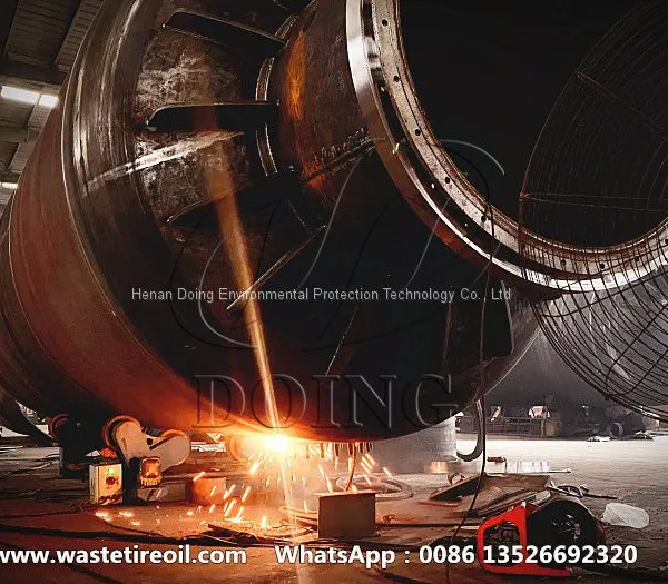 15-50T Fully Automatic Continuous Used Tire Pyrolysis System Waste Tyres to Oil Pyrolysis Plant photo-3