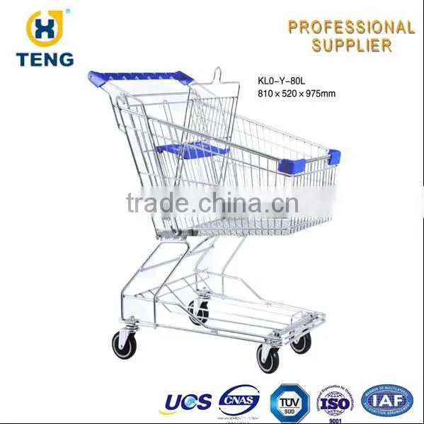 Asia Style Smart Classcial Steel Unfolding 60L Shopping Trolley photo-5