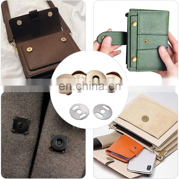 Custom Logo Color Small Delicate Metal Snap Button Press Stud Button For Purses Wallets Garments photo-5
