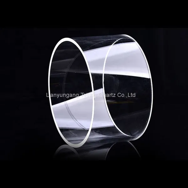 Cutting Transparent Quartz Glass Tube Large Diameter Quartz Tube photo-3