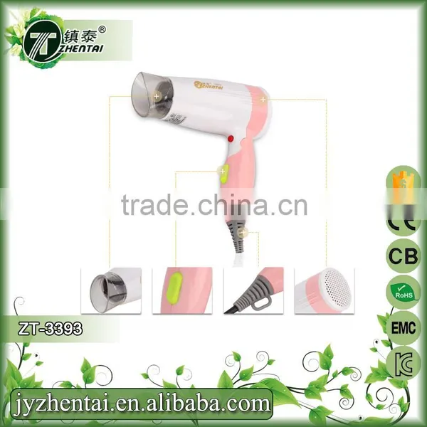 Foldable Hair Dryer Travel Cordless Hair Dryers With Diffuser photo-3