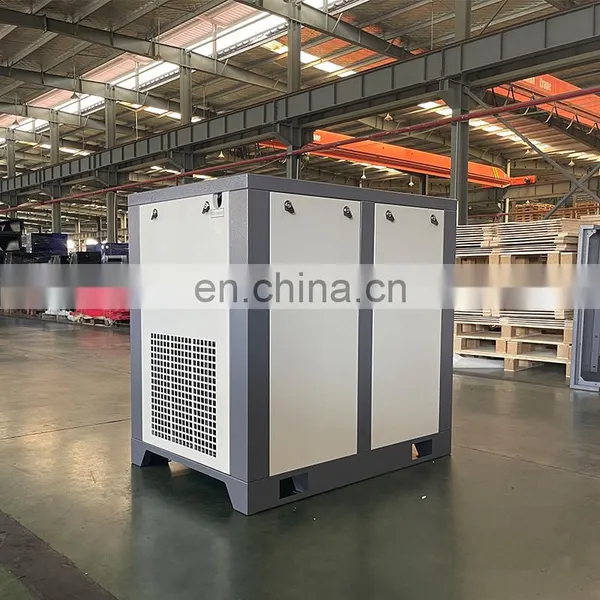 Bison China 75 Hp 55Kw Oilfree Small Rotary Screw Type Air Compressor With Dryer photo-3