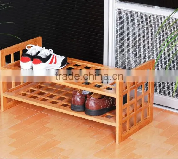 Eco-friendly Bamboo Shoe Rack
