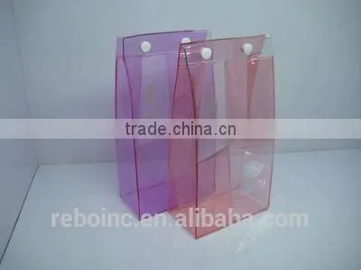 Manufacture Clear Plastic Pvc Hanger Bag With Snap photo-3