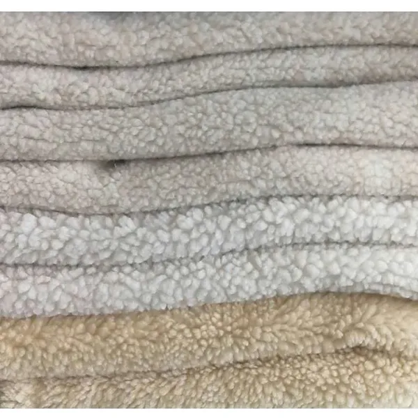 100% Polyester Double Side Brush Shu Velveteen Faux Fur Sherpa Fleece Fabric - Premium Warmth & Custom Comfort photo-2