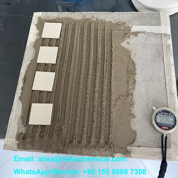 Modified HEMC for Cement-Based Tile Adhesives – 30-Minute Open Time & Excellent Slip Resistance