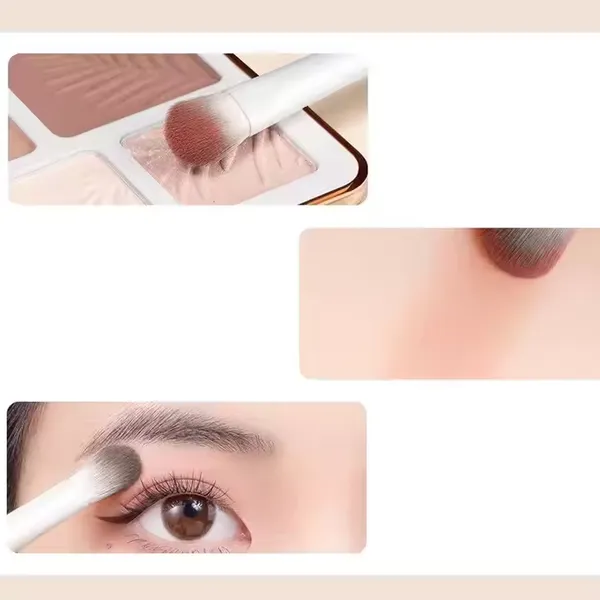 Wholesale 5 Pcs 8pcs Makeup Brush Sets Leather Bag Small Detailing Foundation Flat Eyeshadow Brushes for Eye Face Used Eyeliner photo-2
