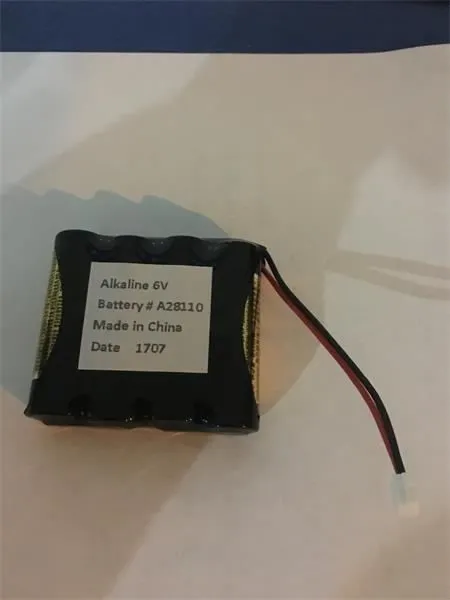 Alkaline A28110 Replacement Battery for Saflok KABA Electronic Door Locks photo-3