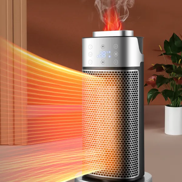 Heater/Mist Humidification Heater/3D Simulated Flame Remote Control Electric Heater（Wechat:13510231336） photo-2