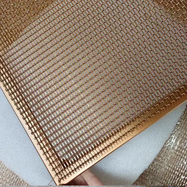 Industrial Building Exterior Walls, Architectural Metal Decorative Mesh, Hotel Wall Metal Mesh Ceiling Partition Curtains photo-1
