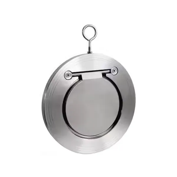 Single Flap PN10/PN16 H74W SS304 SS316 Stainless Steel Body CF8 CF8M Wafer Type Round Single Disc/Double Disc Thing Check Valve
