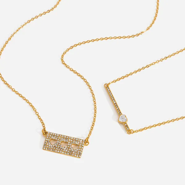 Customized Waterproof Matte Stainless Steel Fashion Jewelry Necklace for Wholesale photo-5