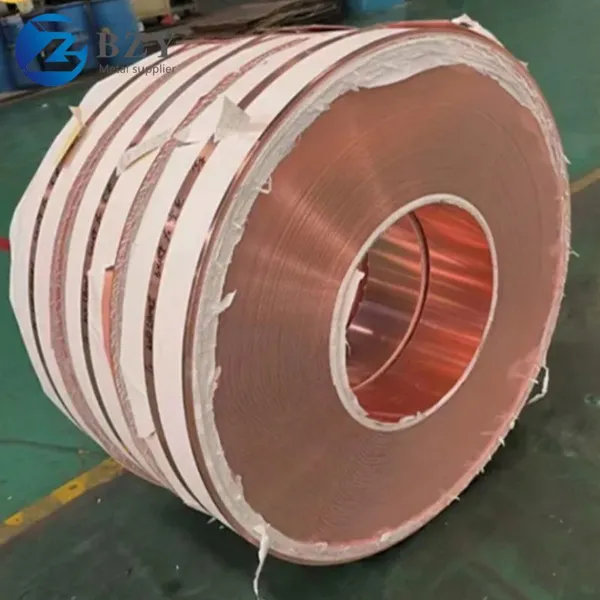On Sale Copper Coil Roll 35 Micron Copper Foil Copper Alloy Coil photo-5