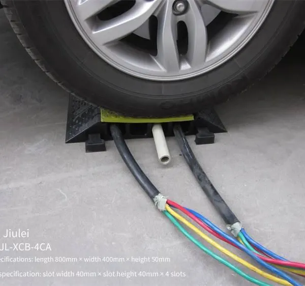 Jiulei Brand Jl-xcb-4ca Rubber and Plastic Bridge Belt (picture) - Length: 800mm * Width: 400mm * Height: 50mm - Slot Width: 40mm * Slot Height: 40mm * 4 Slots photo-3