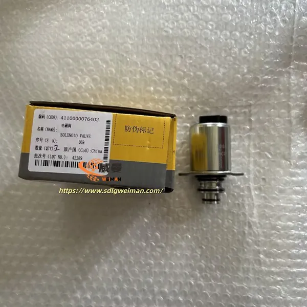 ORIGINAL SDLG SOLENOID VALVE 4110000076402 APPLY FOR FOR SDLG WHEEL LOADER MOTOR GRADER LG958 L958F G9180 G9190 G9200 G9220 photo-2