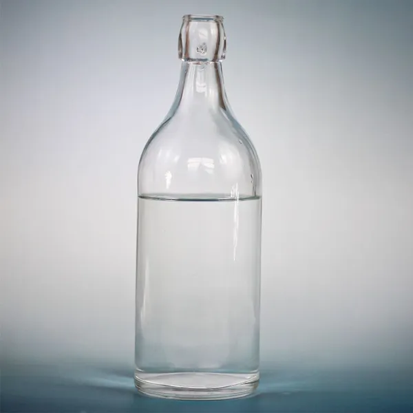 Wholesale 500ML 700ML 750ML Round Sample Spirits Exclusive Glass Bottles for Brandy Whisky Vodka Cork photo-2