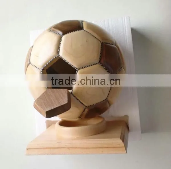 2015New Product: Wood Football Display Tray photo-3