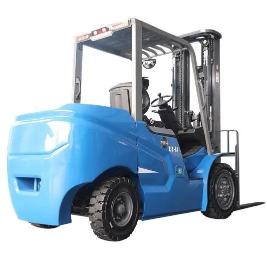 Powerful Green Electric Battery Forklift for Efficient Warehouse Handling 4*4 Wheel Truck photo-2